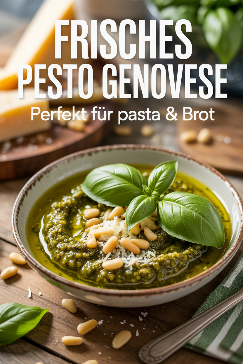 Authentisches Pesto Genovese Pinterest Pin