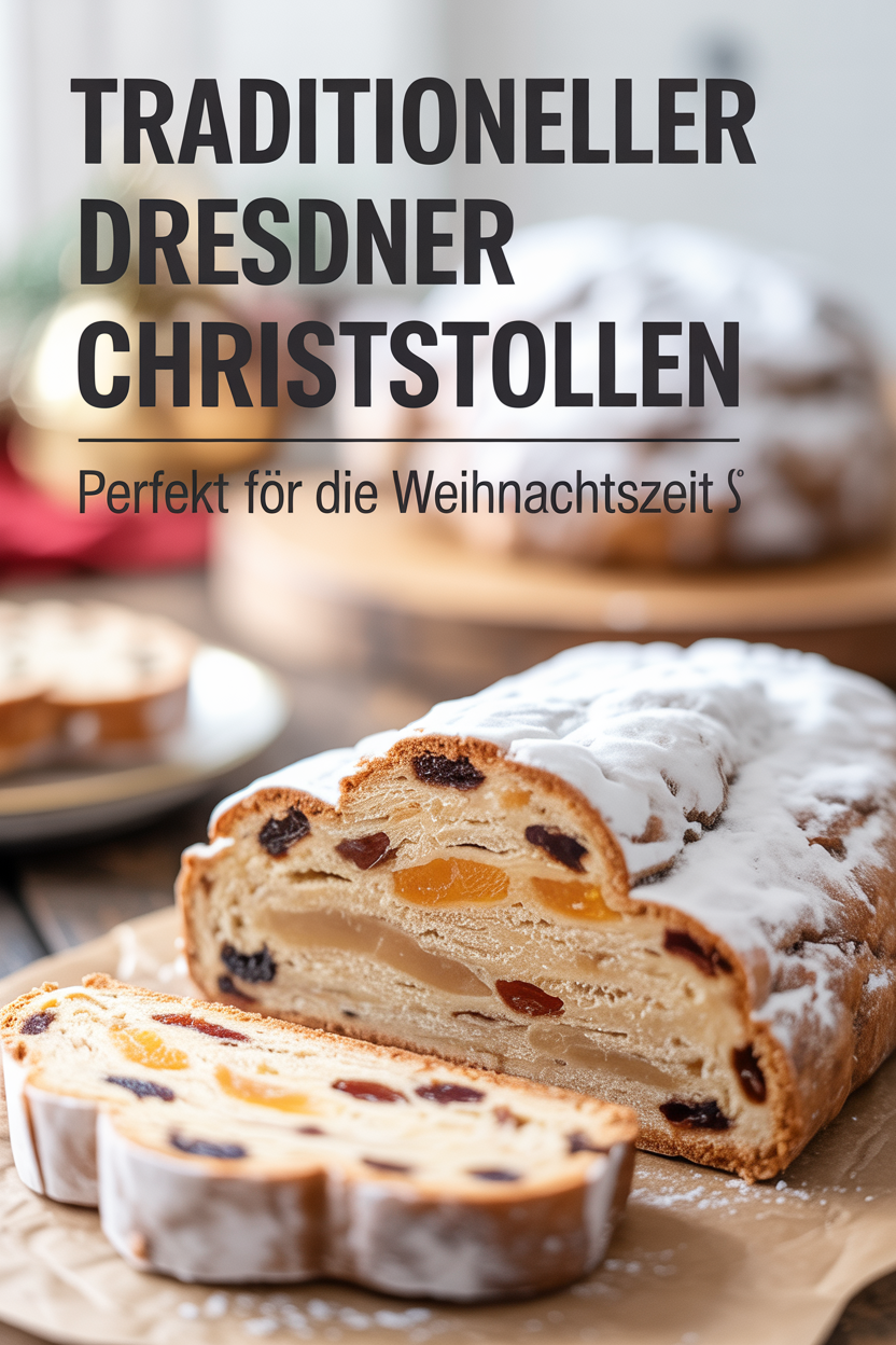 Dresdner Christstollen Pinterest Pin