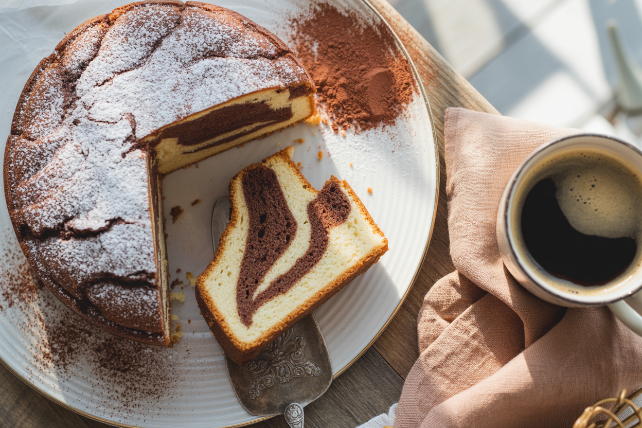 Klassischer Marmorkuchen