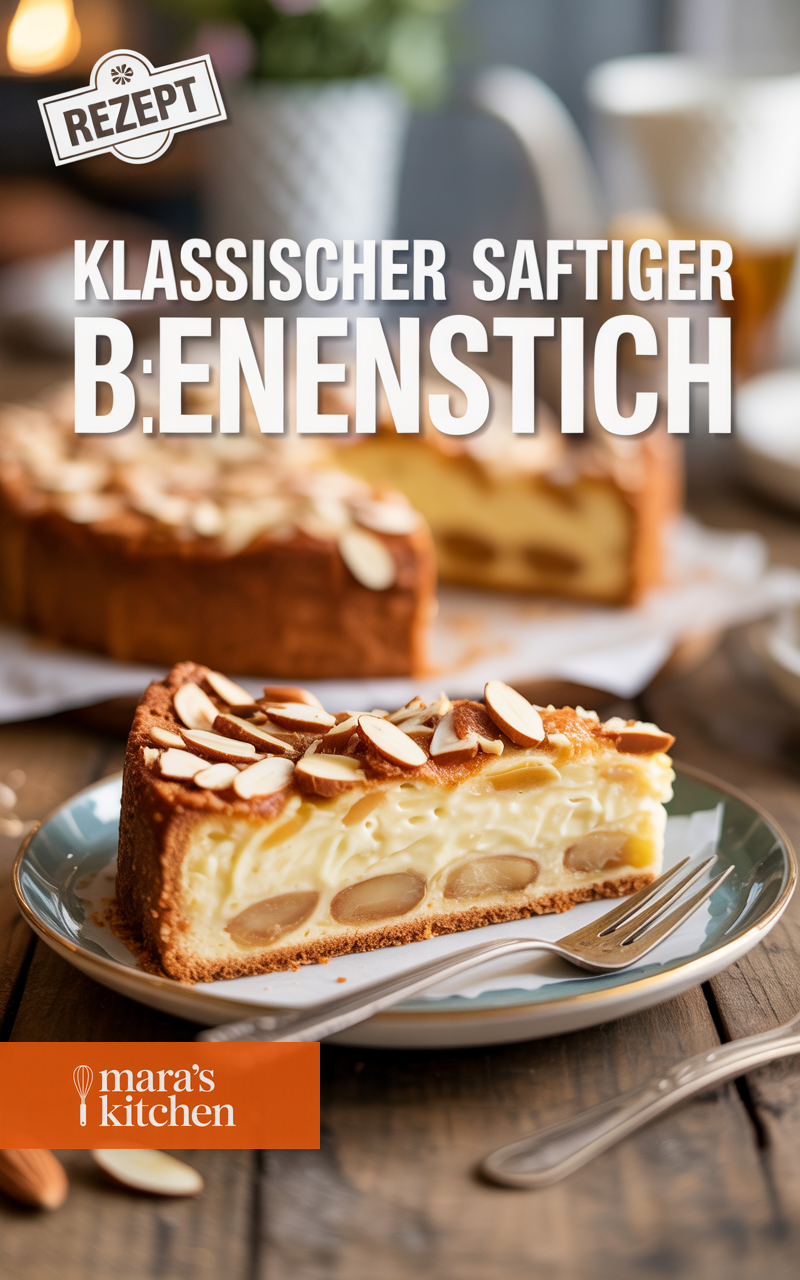 Traditioneller Bienenstich Pinterest Pin