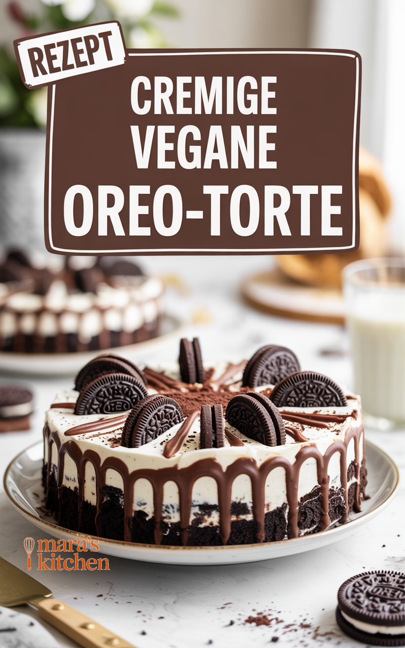 Vegane Oreo-Torte Pinterest Pin